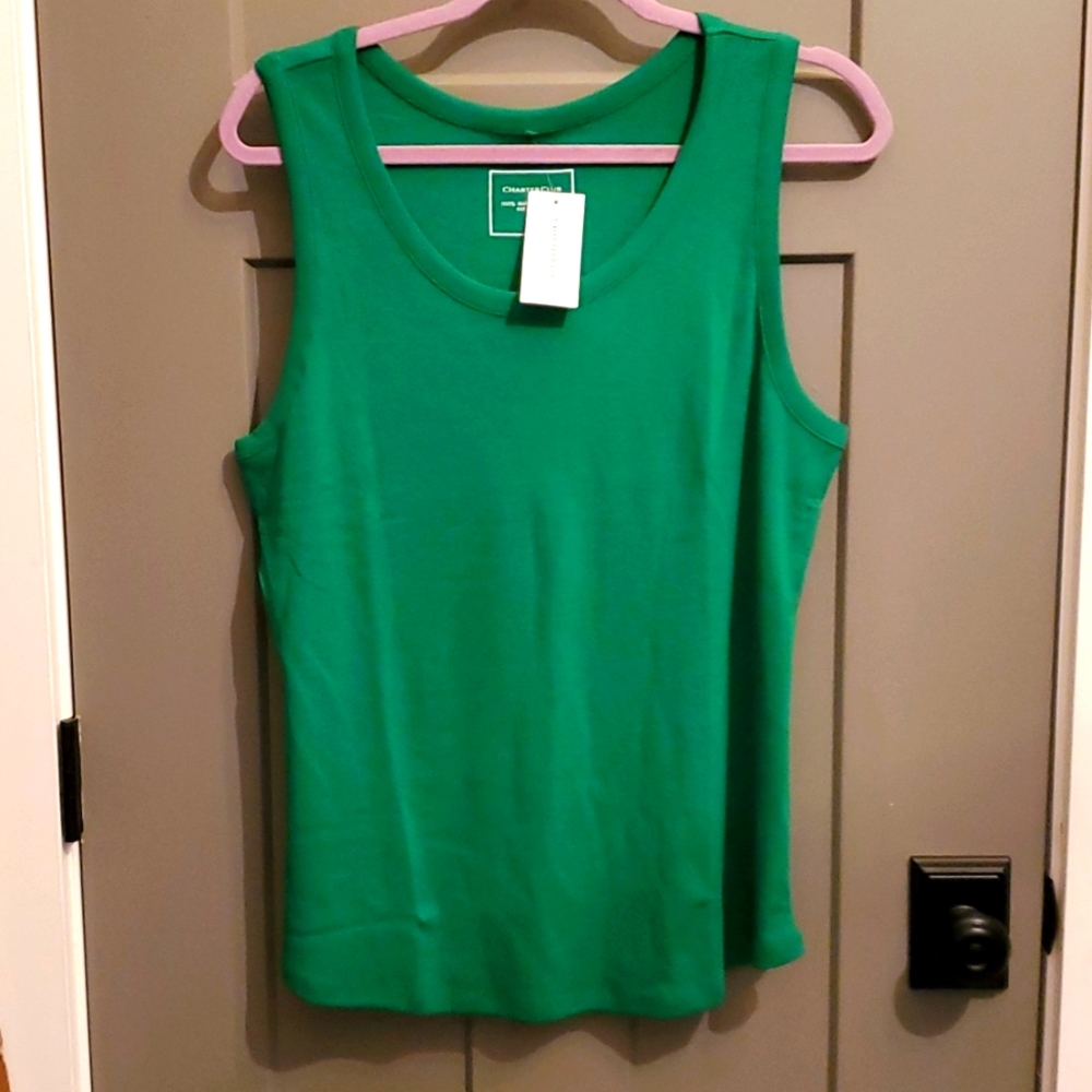 NEW PLUS Sz Ladies Green blouse XXL